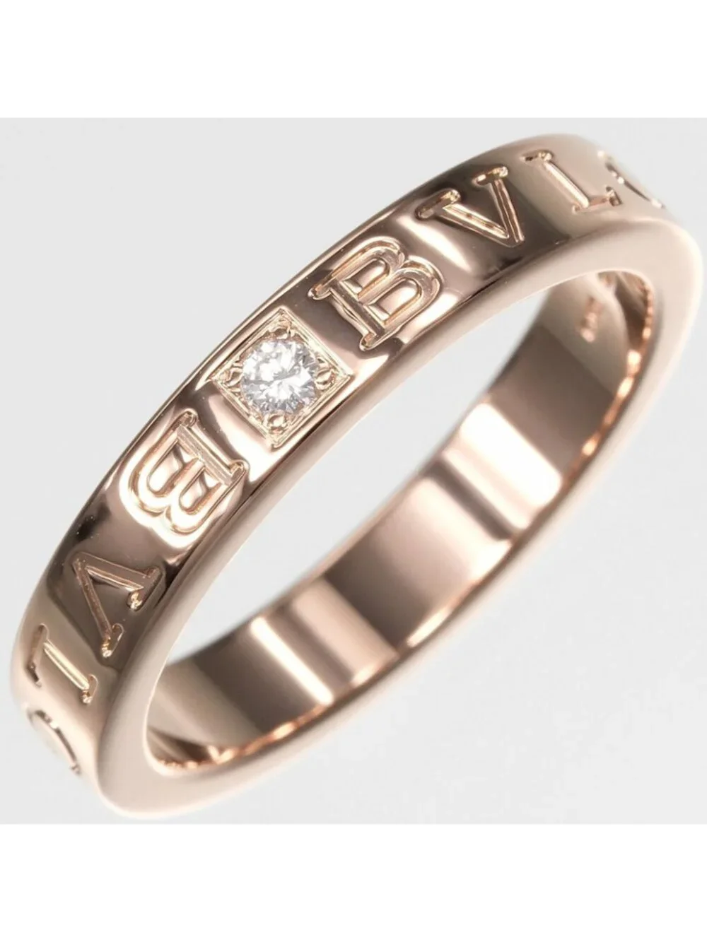 Bvlgari B.zero1 Essential XYZB.zero18K Pink Gold Diamond Ring